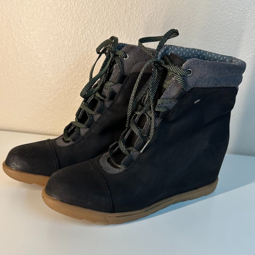 Forsake Alma Size 9 Black, Green